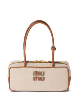 Сумка-тоут Beau Miu Miu, нейтральный 5bb173vowmacrn | нейтральные цвета