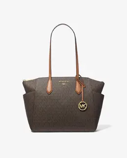 Сумка на плечо Marilyn Tote с принтом Michael Kors, темно-коричневый mp_0478263_30s2g6at2b | marrón oscuro