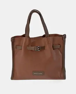 Большая сумка P.U. с черным плечевым ремнем Pierre Cardin, цвет Marrón claro a52651710 | marrón claro