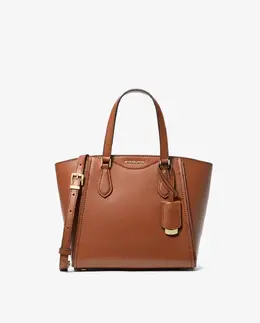 Сумка Taryn из кожи, трансформируемая в сумку через плечо Michael Kors, коричневый mp_0478263_32f4gtbc1l | marrón