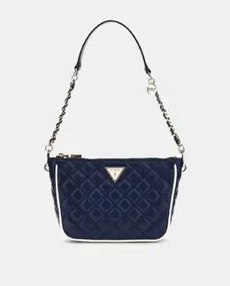 Сумка на плечо на молнии и металлической ручке Guess, тёмно-синий a53741732 | azul marino