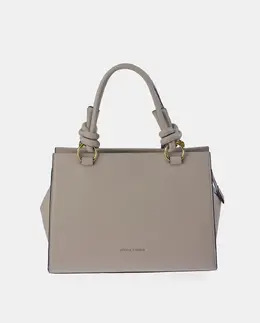Сумка для переноски с плечевым ремнем из черной кожи Pierre Cardin, бежевый a52651824 | beige