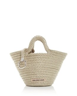 Сумка через плечо Ibiza Mini Basket Balenciaga, цвет Brown 4624934 | taupe
