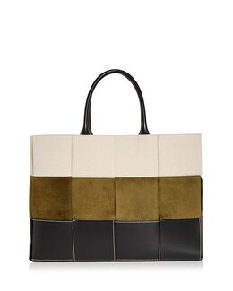 Сумка-тоут из кожи Arco Intrecciato Bottega Veneta, мультиколор 5346815 | multi