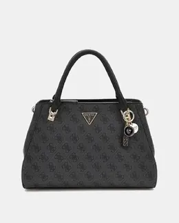 Сумка с длинной ручкой и застежкой-молнией Guess, темно-серый a53091014 | gris oscuro