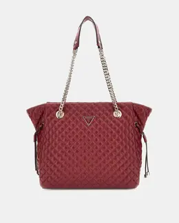 Стеганая сумка-тоут на молнии Guess, красный a53091080 | rojo