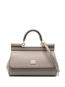Маленькая сумка-тоут Sicily Dolce & Gabbana, коричневый bb7116b1001 | коричневый