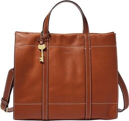 Сумка-тоут Fossil Carmen Shopper Purse, коричневый b081hp6dw1 | brandy