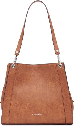 Сумка на плечо Calvin Klein Reyna Novelty Triple Compartment, светло-коричневый b0b5fhnqmx | caramel mix