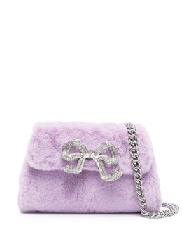 Self-Portrait сумка на плечо Fluffy Bow, фиолетовый aw23300l | фиолетовый