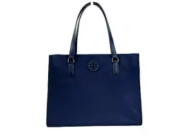 Сумка-тоут из нейлона темно-синего цвета Ella, маленькая, 160633 Tory Burch 0197865042396