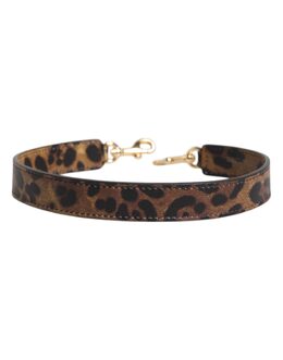 Сумка из телячьей кожи с леопардовым принтом на плечо Dolce & Gabbana 0016805654 | brown