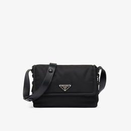 Маленькая сумка через плечо Re-Nylon из переработанного полиамида Prada, черный r04268005 | black