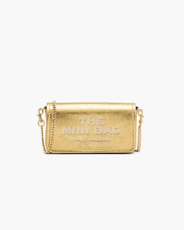 Мини-сумка из металлизированной кожи с цепочкой Marc Jacobs, золотой 2f4smn006s02-710 | gold