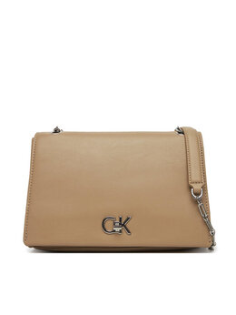 Сумочка Ck Medium Conv Chain Bag K60K612810 Calvin Klein, бежевый 8719849128944 | beige