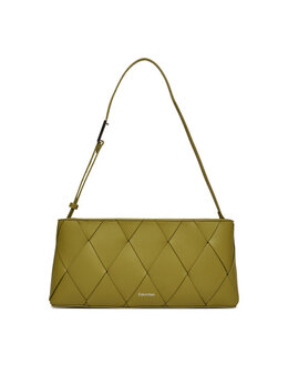 Сумочка Ck Woven Elongated Shoulder Bag K60K612992 Calvin Klein, желтый 8721107423159 | gelb