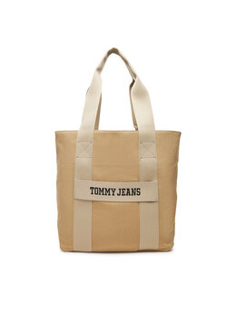 Сумка Retro Cool Tote AM0AM13278 Tommy Jeans, бежевый 8720638743712 | beige