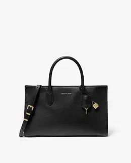 Сумка-портфель из кожи Scarlett, трансформируемая в сумку через плечо Michael Kors, черный 197853295704 | negro