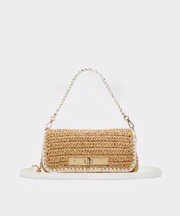 Сумка через плечо с металлической застежкой Aldo, бежевый 61643871587 | beige