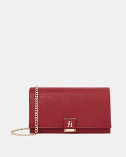 Сумка через плечо с цепочной ручкой Tommy Hilfiger, гранатовый 8721106393033 | granate