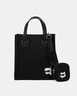 Квадратная нейлоновая сумка-тоут Karl Lagerfeld, черный 8721066245106 | negro