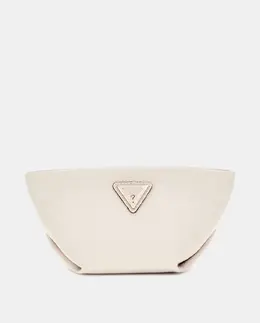 Клатч на молнии с ручкой Guess, белый 7620837320565 | blanco