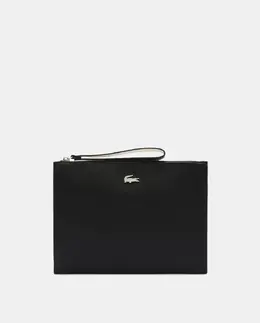 Черный клатч на молнии Lacoste, черный 3617072655532 | negro