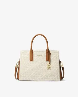 Сумка-портфель Laila, трансформируемая в сумку на плечо Michael Kors, кремовый 197853456518 | crema