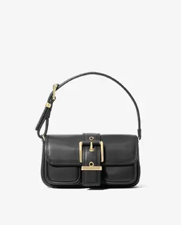 Кожаная мини-сумка через плечо Colby Michael Kors, черный 197853116276 | negro