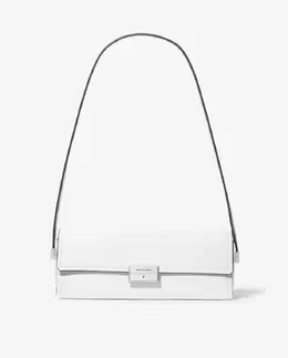 Сумка через плечо из кожи Ludlow Michael Kors, белый 197853300149 | blanco