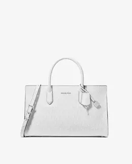 Сумка-портфель Scarlett, трансформируемая в сумку через плечо Michael Kors, белый 197853297203 | blanco