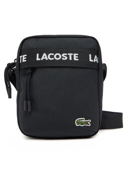 Сумка через плечо Lacoste, черный 3617072654399 | fekete