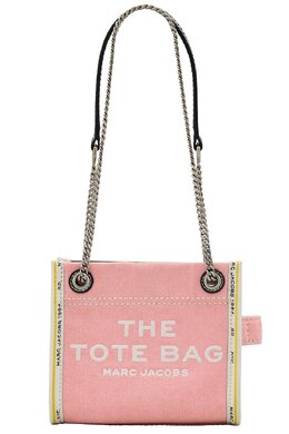 Сумка-Тоут через плечо из денима с цепочкой Marc Jacobs, розовый marj-wy796 | ribbon pink