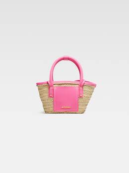 Мини-сумка-корзинка для пляжа Jacquemus The small Soli basket, цвет Dark Pink 223ba044-3088-450 | dark pink