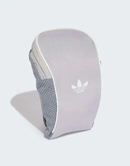 Маленькая сумка Adicolor серого и белого цвета Adidas Originals 141623245 | grey three / white