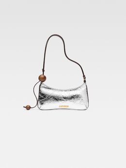 Сумка через плечо с бисером Jacquemus The Bisou Perle, серебряный 231ba057-3192-980 | silver