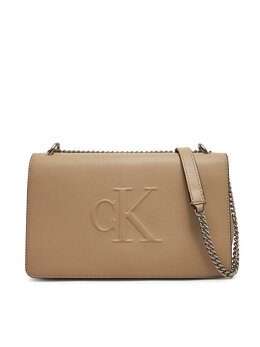 Сумочка Sculpted Ew Flap25 Shoulder Bag LV04K3035G Calvin Klein, бежевый sculpted ew flap25 shoulder bag lv04k3035g | beige