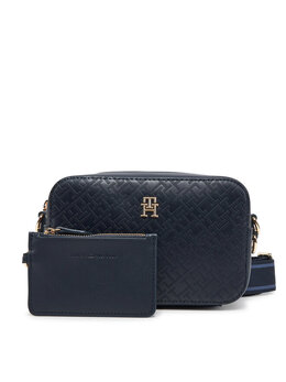 Сумочка Th Distinct Camera Bag Mono AW0AW17221 Tommy Hilfiger, синий th distinct camera bag mono aw0aw17221 | dunkelblau