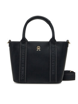 Сумочка Th Logotape Mini Tote AW0AW17201 Tommy Hilfiger, черный th logotape mini tote aw0aw17201 | schwarz