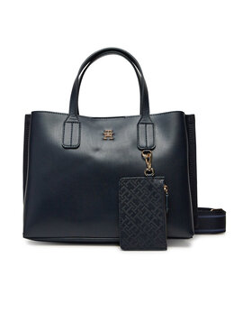 Сумочка Th Distinct Mini Tote AW0AW17192 Tommy Hilfiger, синий th distinct mini tote aw0aw17192 | dunkelblau