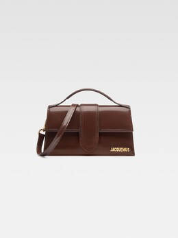 Сумка-клапан через плечо Jacquemus The large Bambino, цвет Midnight Brown 213ba007-3128-890 | midnight brown