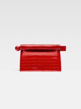 Клатч Take-out Jacquemus The Rond Carré clutch, красный 233ba356-4301-470 | red