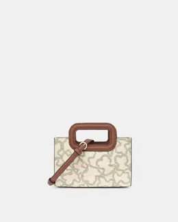 Мини-сумка Kaos Icon черного цвета с логотипом Tous, бежевый a48554630 | beige