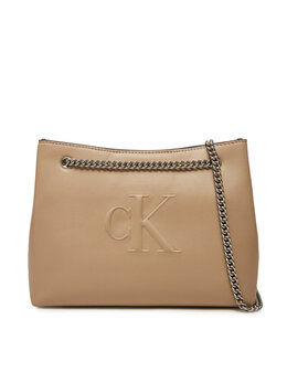 Сумка Sculpted Chain Shoulder Bag Lv04K3163G Calvin Klein, бежевый 8721107863238 | beige