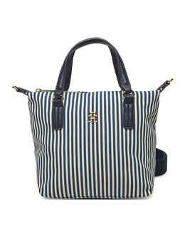 Сумка Poppy Summer Small Tote Aw0Aw17202 Tommy Hilfiger, синий 8720638747093 | dunkelblau