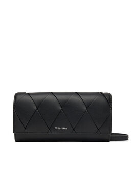 Сумка Ck Woven Convertible Wallet Bag K60K612970 Calvin Klein, черный 8721107423654 | schwarz