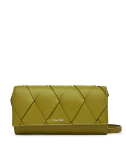 Сумка Ck Woven Convertible Wallet Bag K60K612970 Calvin Klein, желтый 8721107420998 | gelb