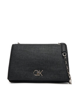 Сумка Ck Medium Conv Chain Bag_Tex K60K613177 Calvin Klein, черный 8721107421575 | schwarz