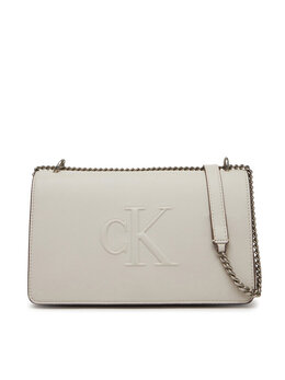 Сумка Sculpted Ew Flap25 Shoulder Bag Lv04K3035G Calvin Klein, белый 8721107862309 | weiß