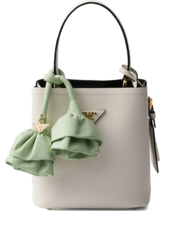 Мини-сумка Panier Saffiano Prada, белый 1ba217vofd2erx | белый